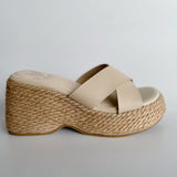 Step In Style Wedge - Beige