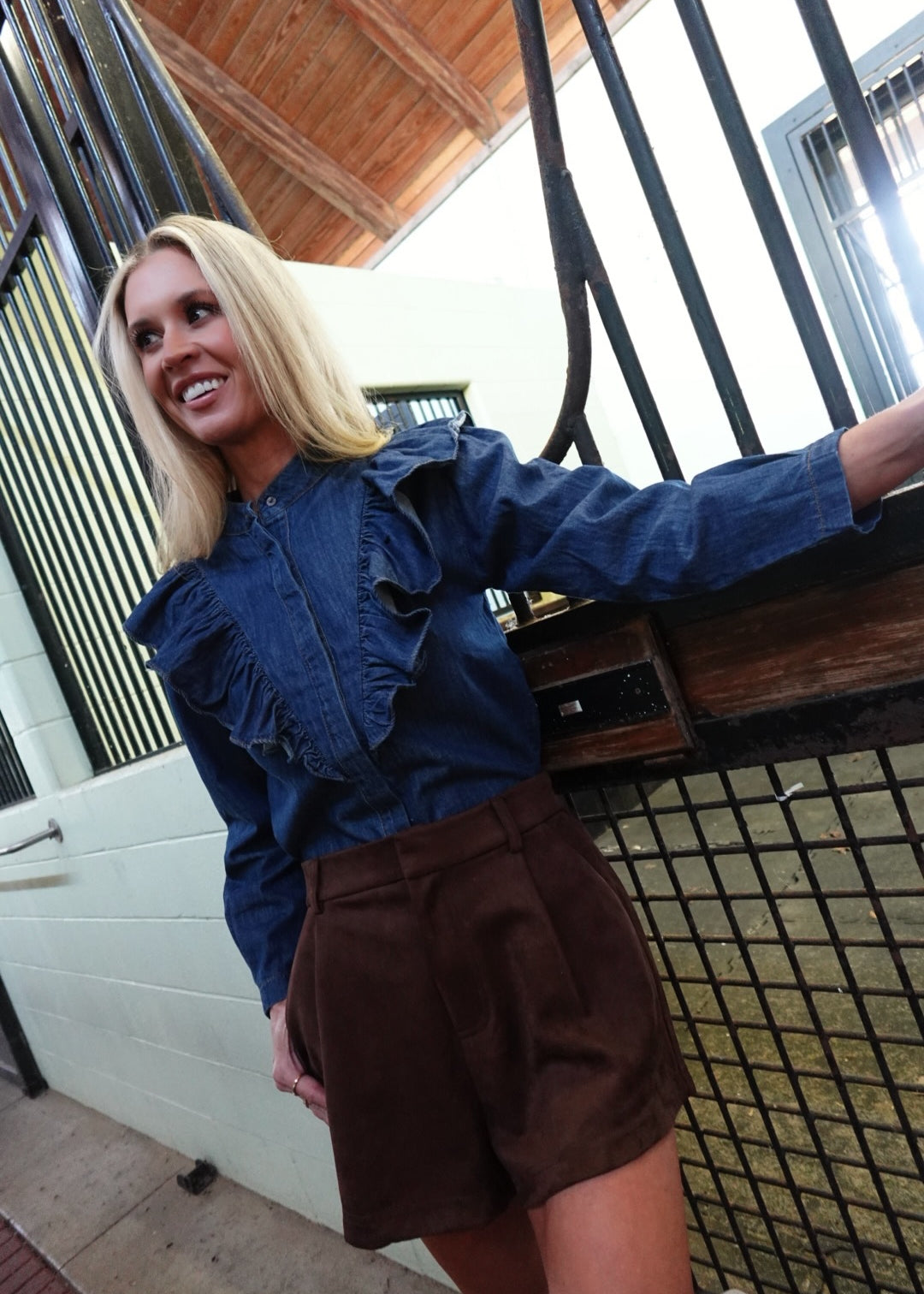Ranch Denim Blouse