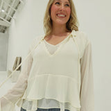 Callie Blouse - Cream