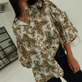 Carrington Blouse - Brown Mix