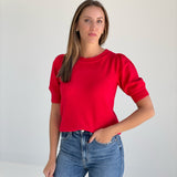 Running Mate Sweater Top - Red