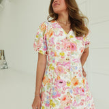 Floral Haze Mini Dress