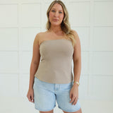 Remember When Top - Khaki