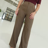 Lindy Linen Trouser - Mocha