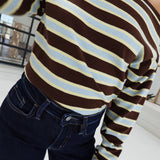 Rekindled Love Sweater - Brown/Light Blue