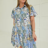 Jules Printed Mini Dress