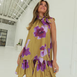 Marigold Mini Dress- Mustard