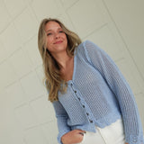 "It Girl" Cardigan - Baby Blue