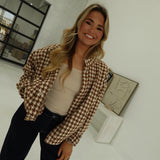Hamlet Houndstooth Bomber Jacket