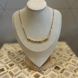 Bar None Necklace - Gold