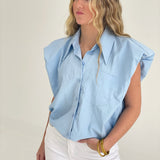 Leah Top - Blue