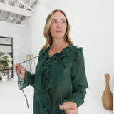 Edge of Youth Blouse - Hunter