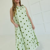 Prim + Proper Midi Dress - Sage