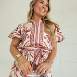 Davis Printed Romper