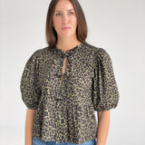 Leona Leopard Top