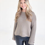 Cherrie Knit Sweater - Olive