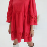 All in Favor Mini Dress - Red