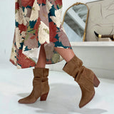 Aria Slouch Boot - Brown