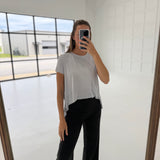 Side Quest Top - Lt Grey