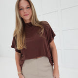 Staycation Top - Chocolate