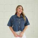 Smitty Denim Jacket Top