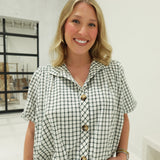 Plaid With Envy Top