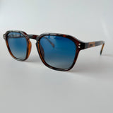 Francis Sunglasses WMP - Brown Tortoise/Gradient Blue Lense