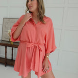 Swindled Flowy Romper - Pink