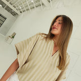 The Poise Blouse - Taupe