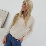 Neive Cardi Top - Cream