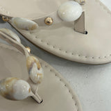 Crystal Cove Sandal - Ivory PU