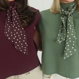 Park Ave. Knit Top - Burgundy