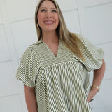 Be Distinct Top - Olive