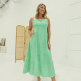 Farah Midi Dress - Green