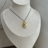 Tear Pendant Cord Necklace - G