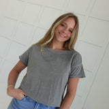 Just a Basic Tee - Grey