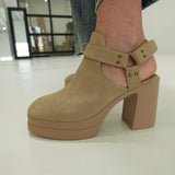 Bowie Slingback Bootie - Taupe