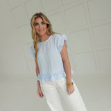 Off The Coast Top - Baby Blue