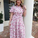 Lillibet Midi Dress - Pink