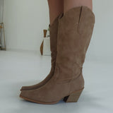 Listler Western Boot - Taupe