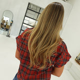 Denny Plaid Top