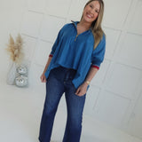 Sibly Blouse - Teal