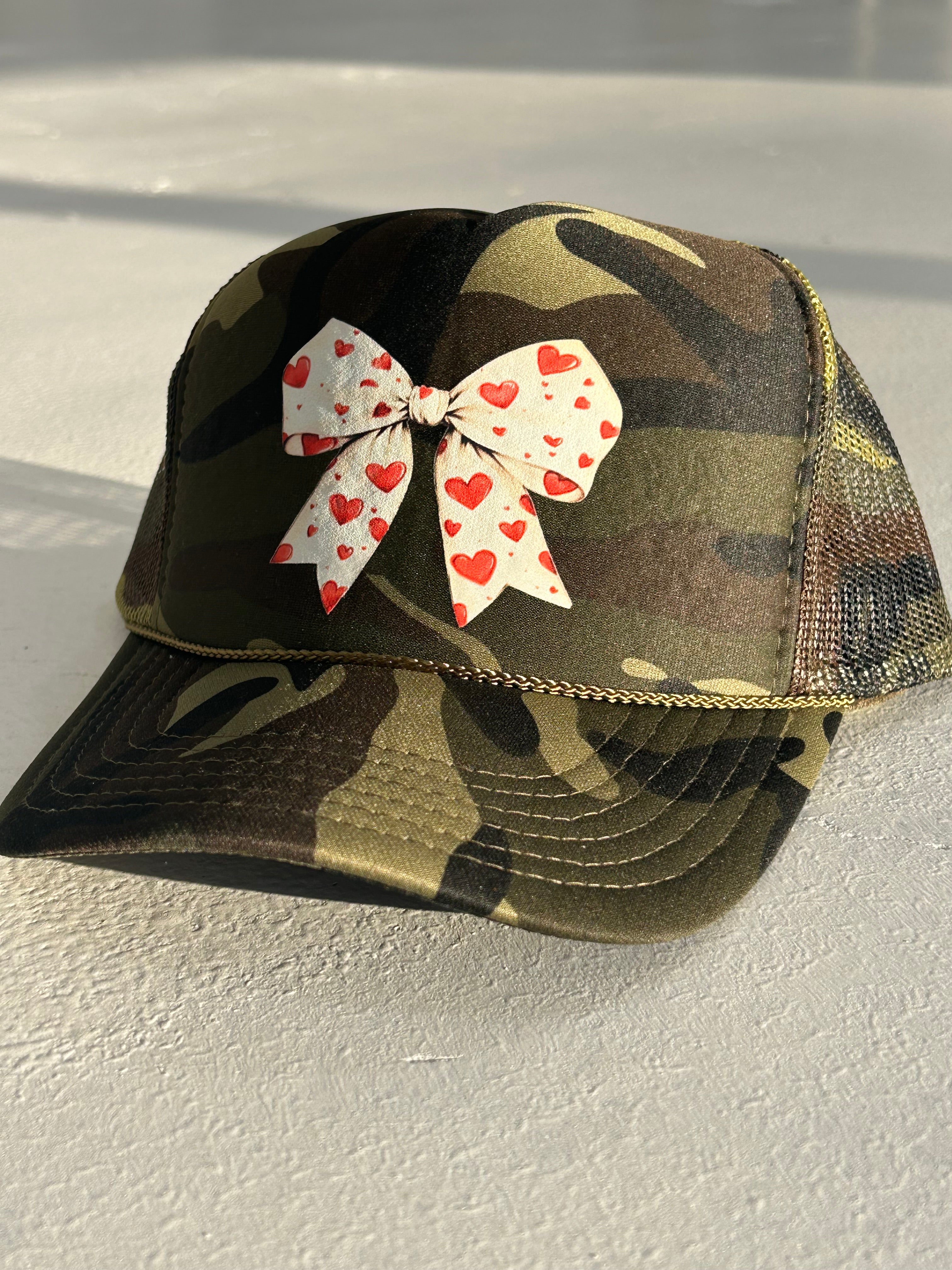 Valentines Bow Trucker Hat