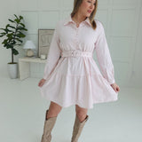 Beckoning Mini Dress - Lt Pink