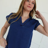 Leslie Trimmed Top