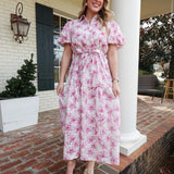 Lillibet Midi Dress - Pink