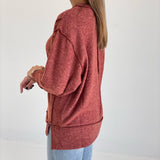 Camper Soft Sweater - Rust