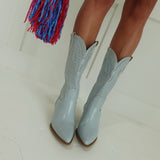 Scarlett Western Boot - Blue
