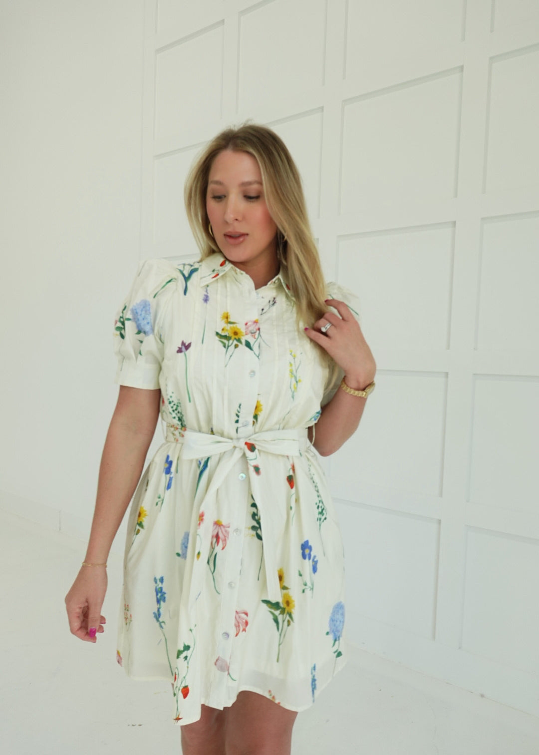 Falling For Floral Dress