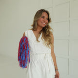 Club Level Romper - Off White